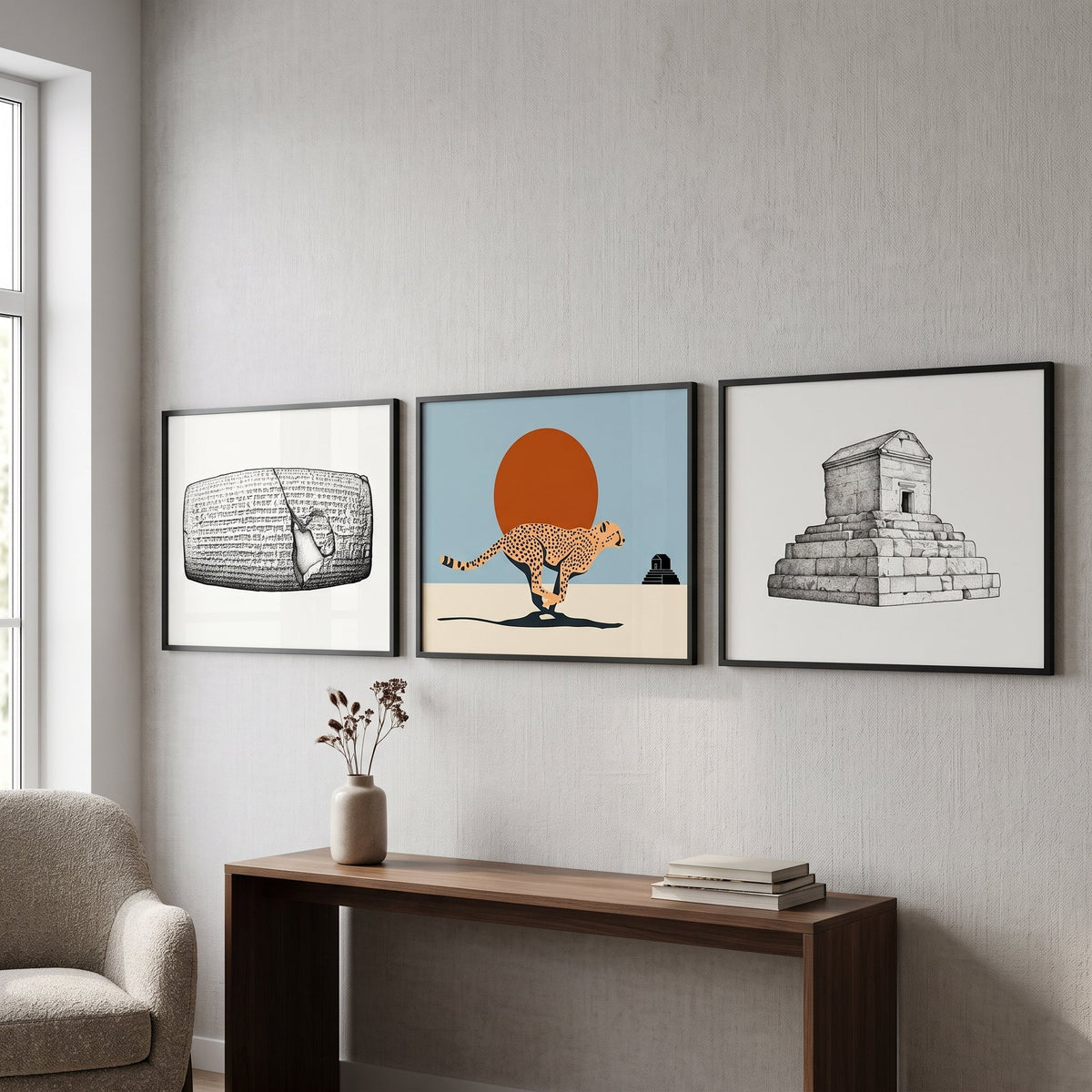 Minimalist Iran Art