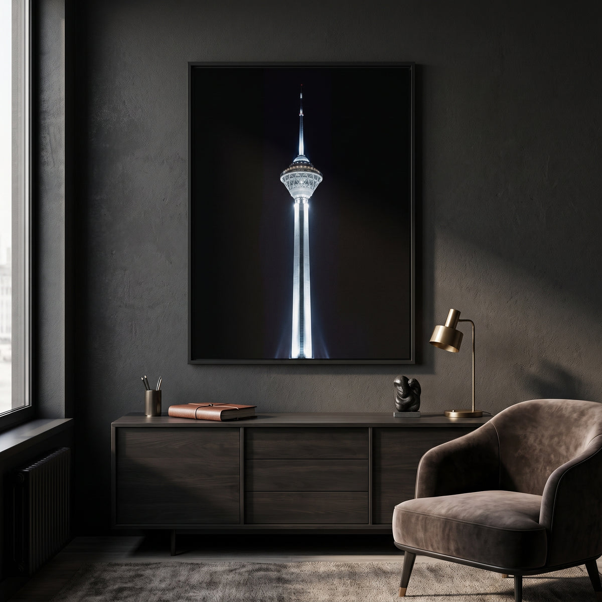 Milad Tower at Night