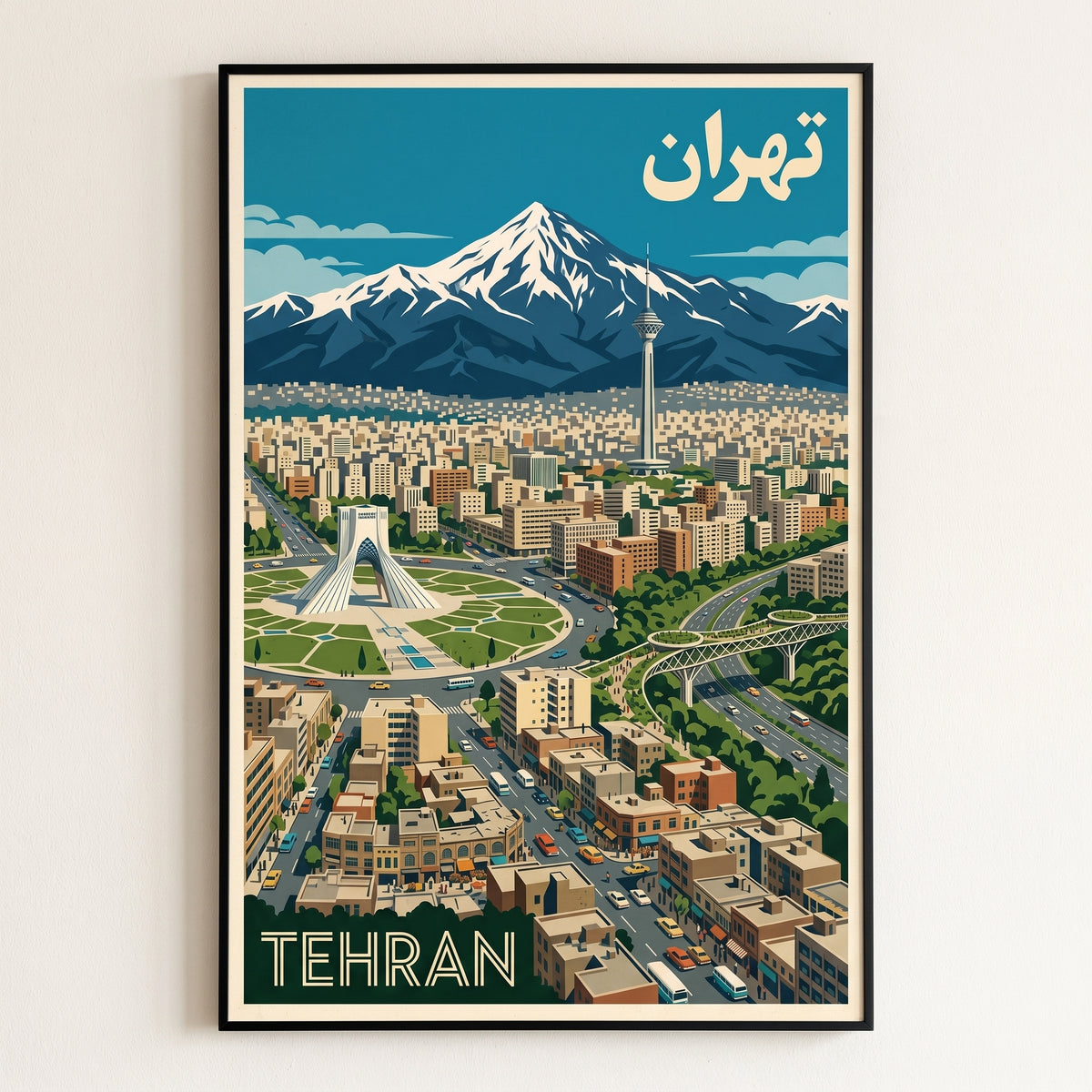 Tehran under Damavand