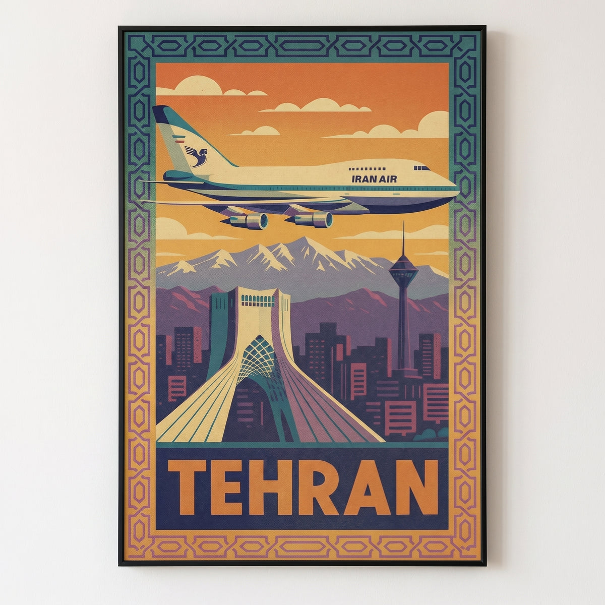 Iran Air over Tehran