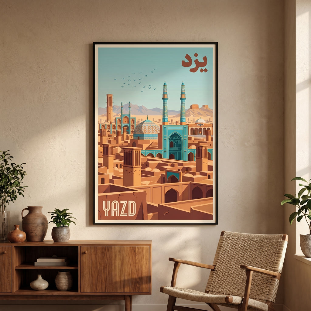 Rooftops of Yazd
