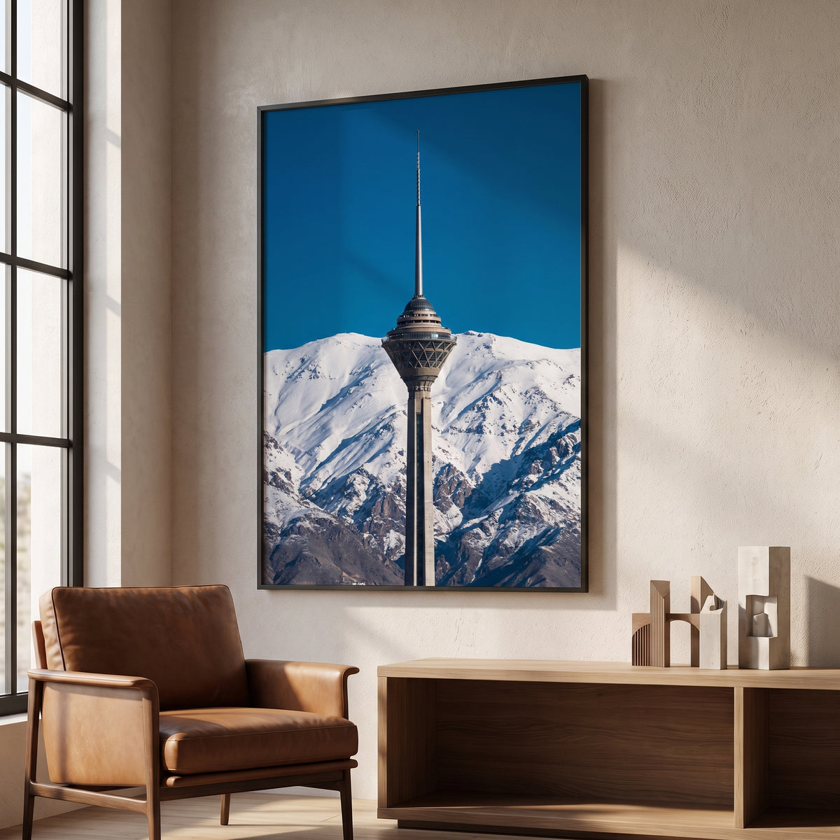 Milad Tower in Winter
