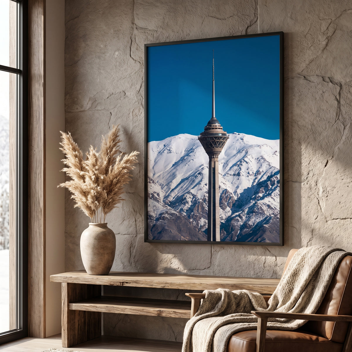 Milad Tower in Winter