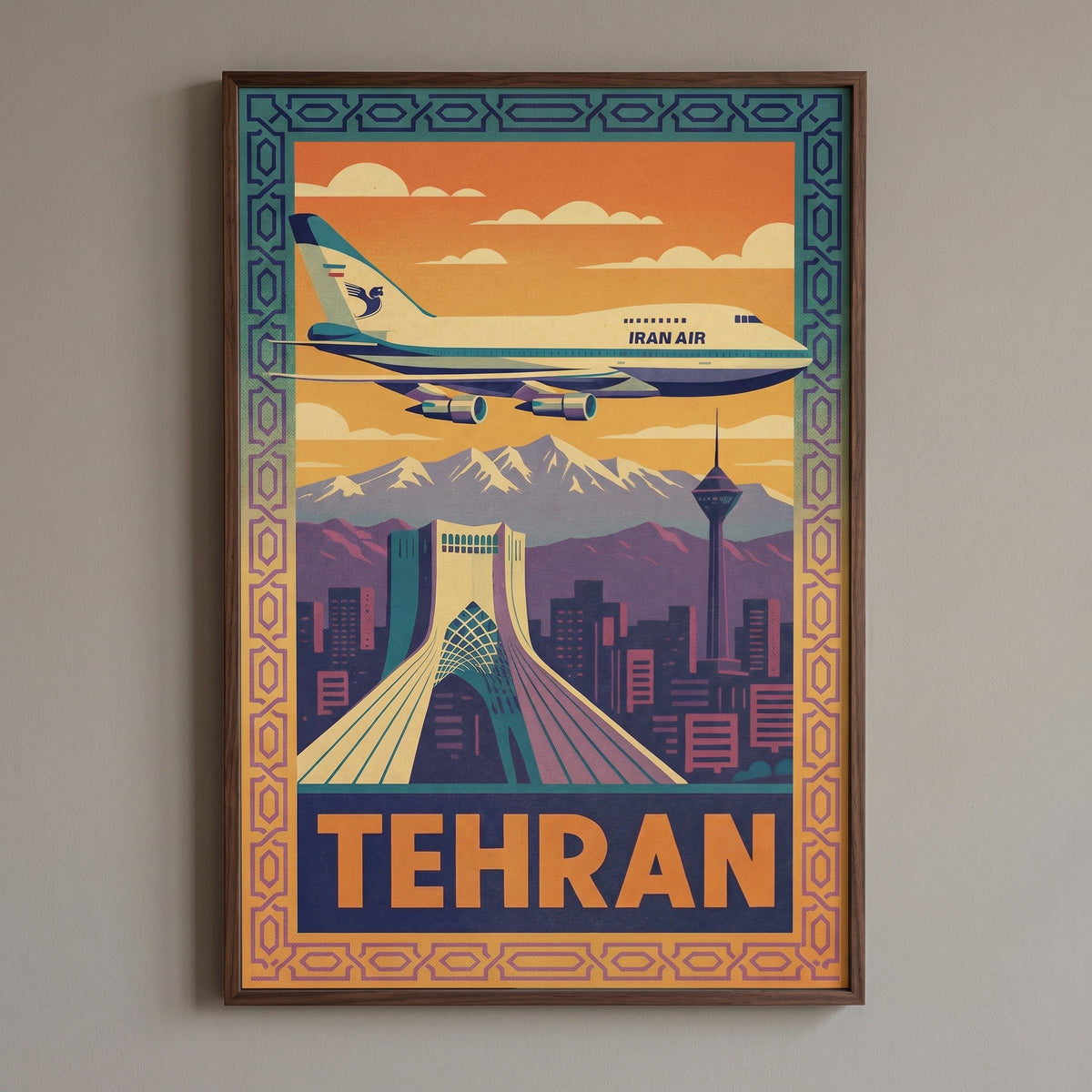Iran Air over Tehran