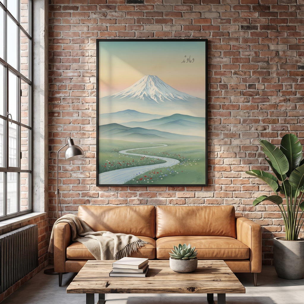 Damavand in the Floating World