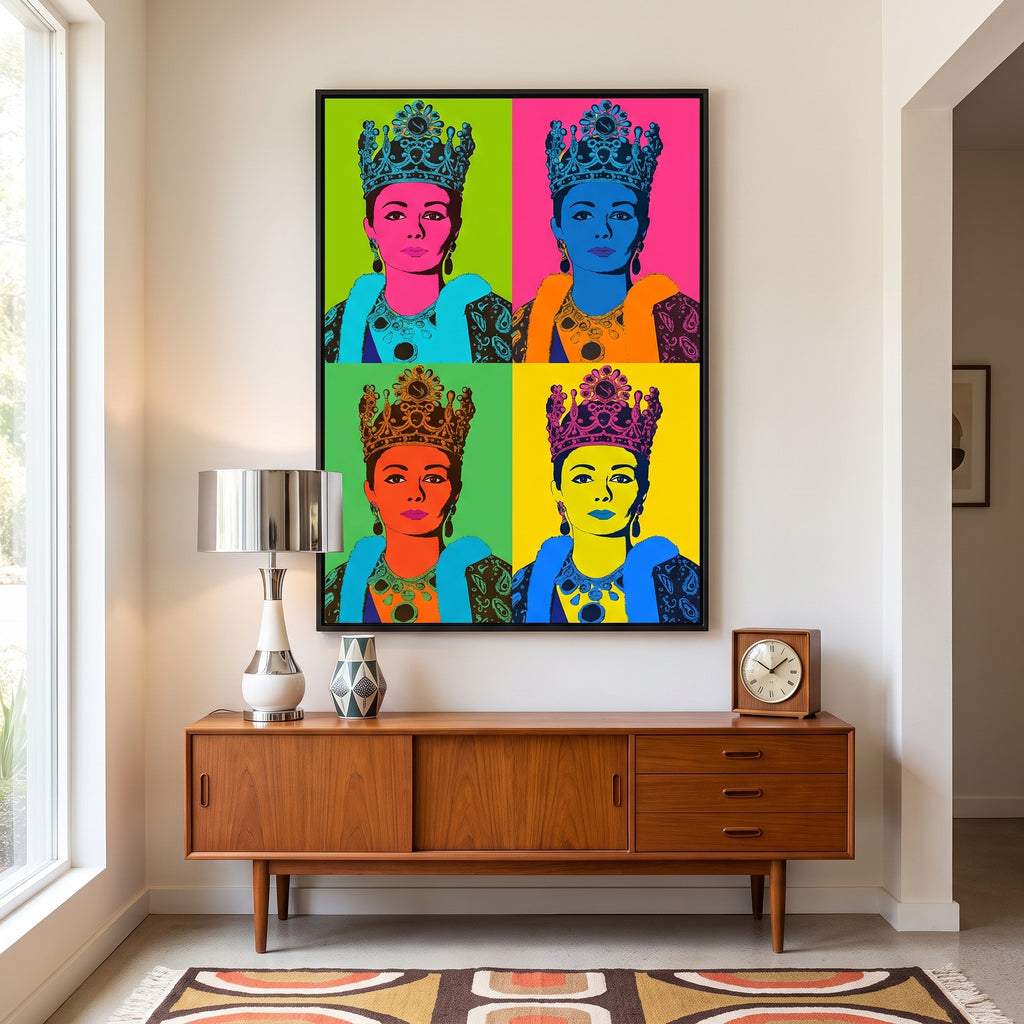 Farah Pahlavi in Four Colors