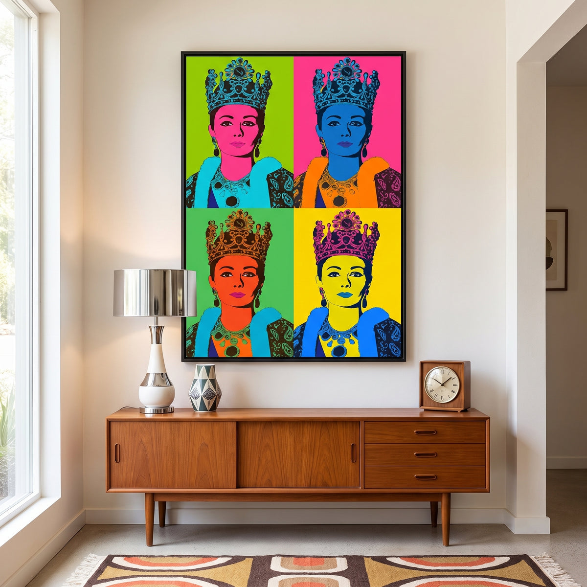Farah Pahlavi in Four Colors
