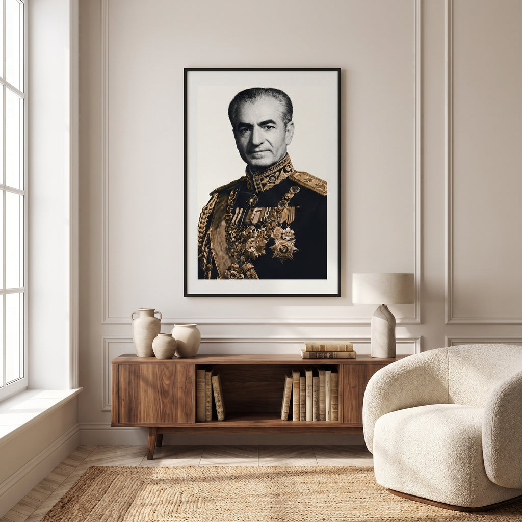 The Shah in Full Regalia