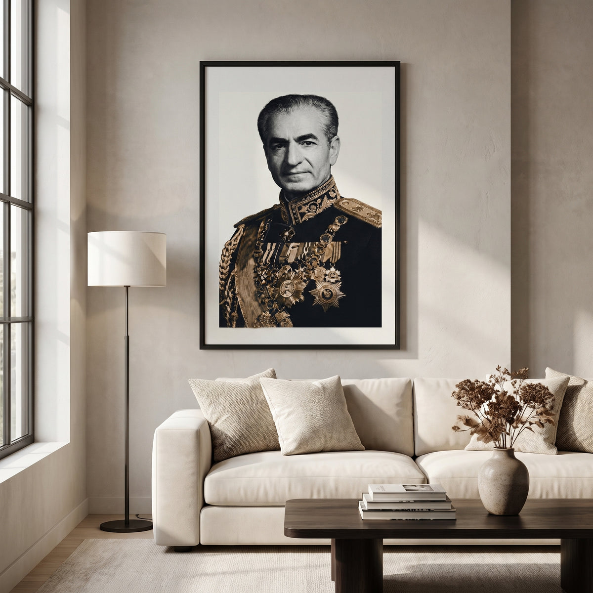 The Shah in Full Regalia