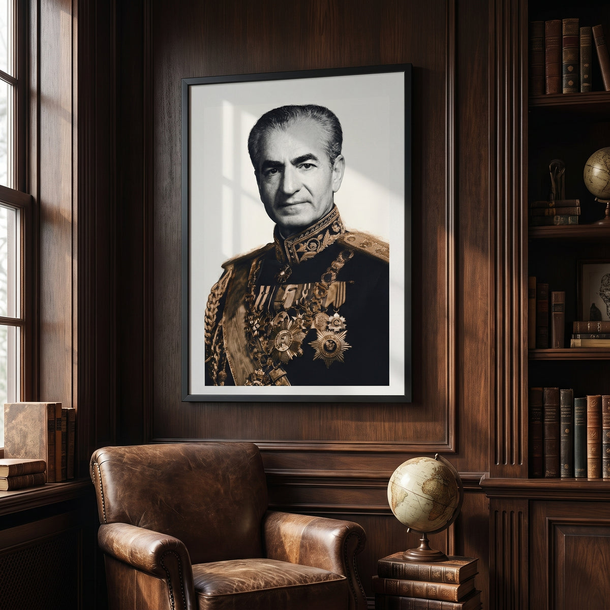 The Shah in Full Regalia