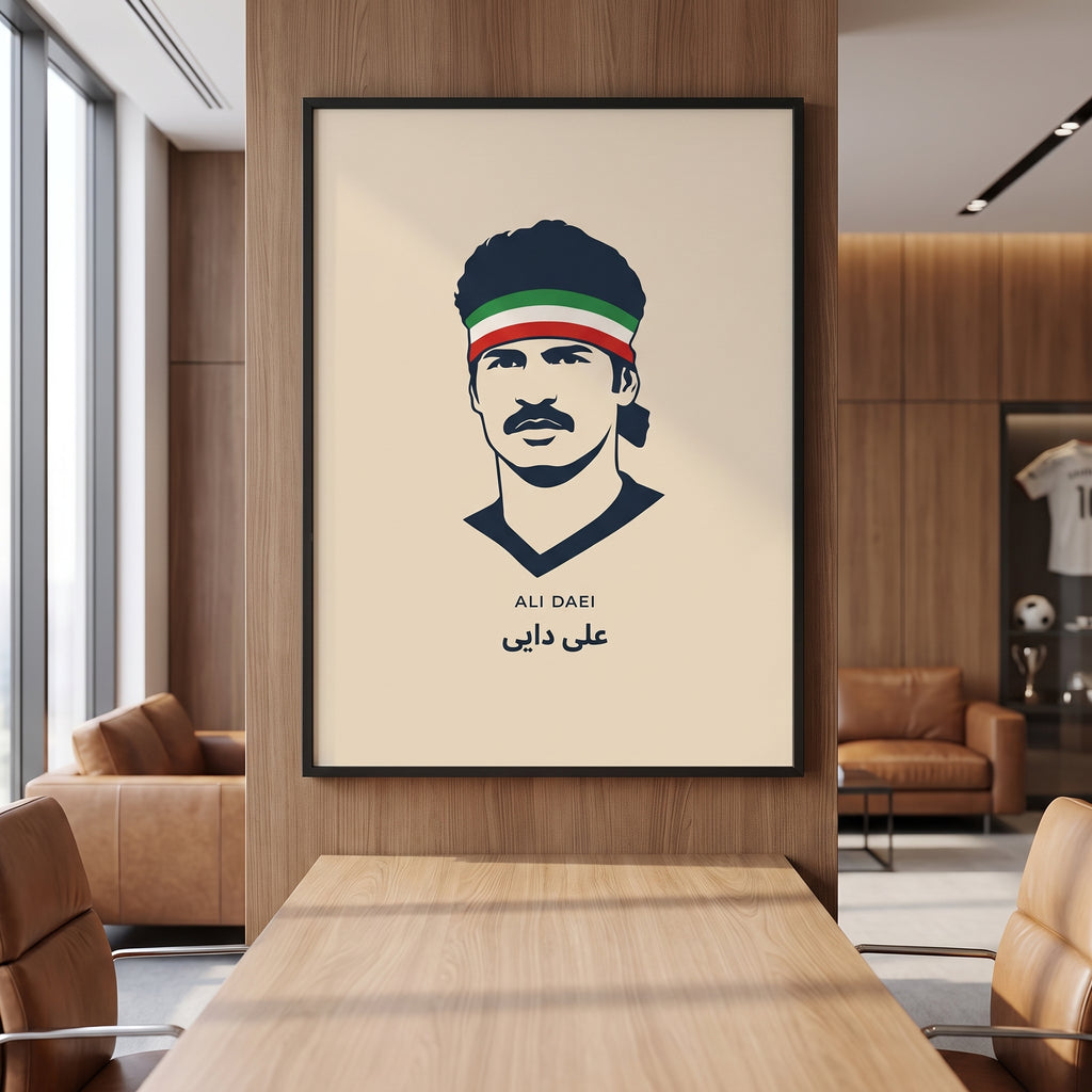 Ali Daei in Iran's Colors