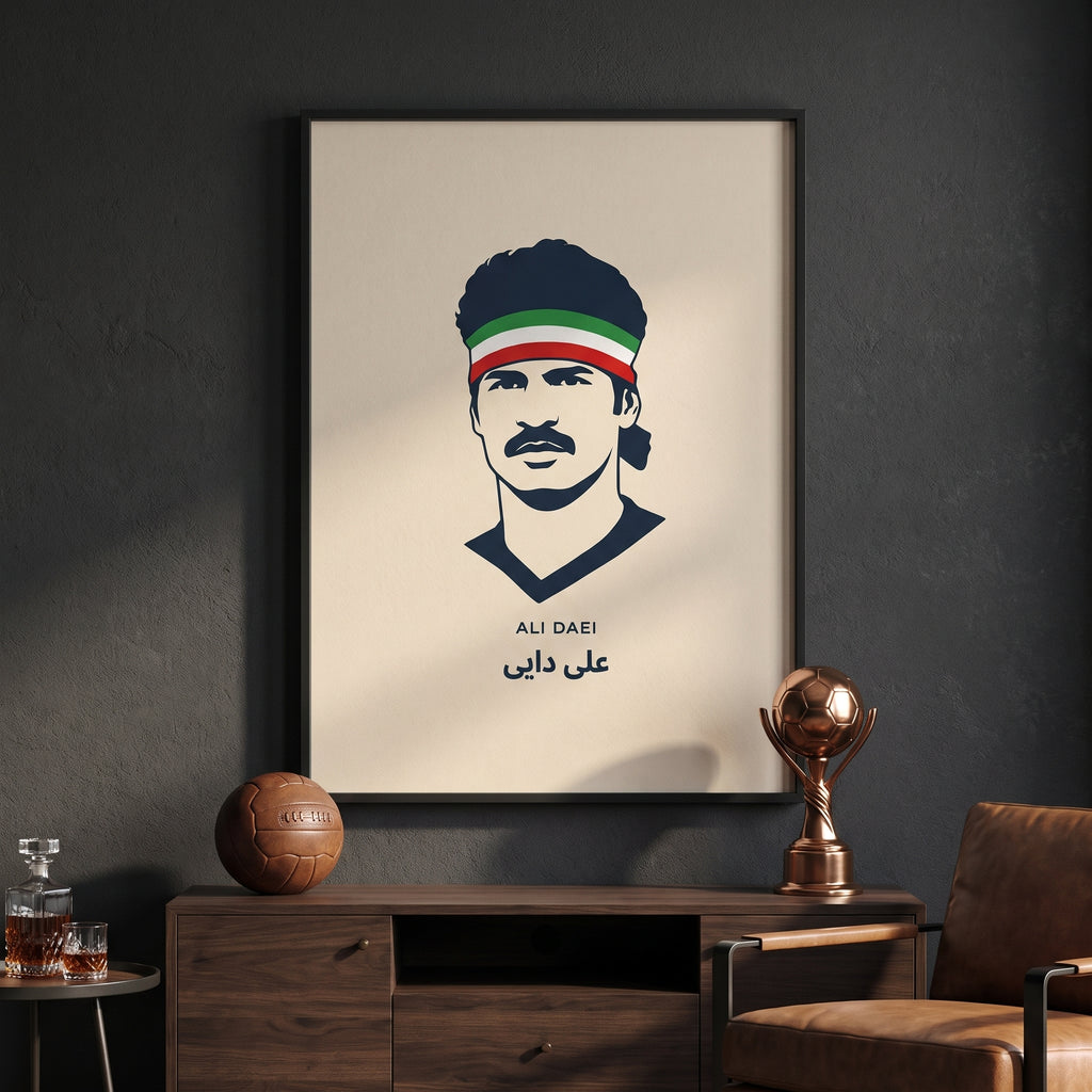Ali Daei in Iran's Colors