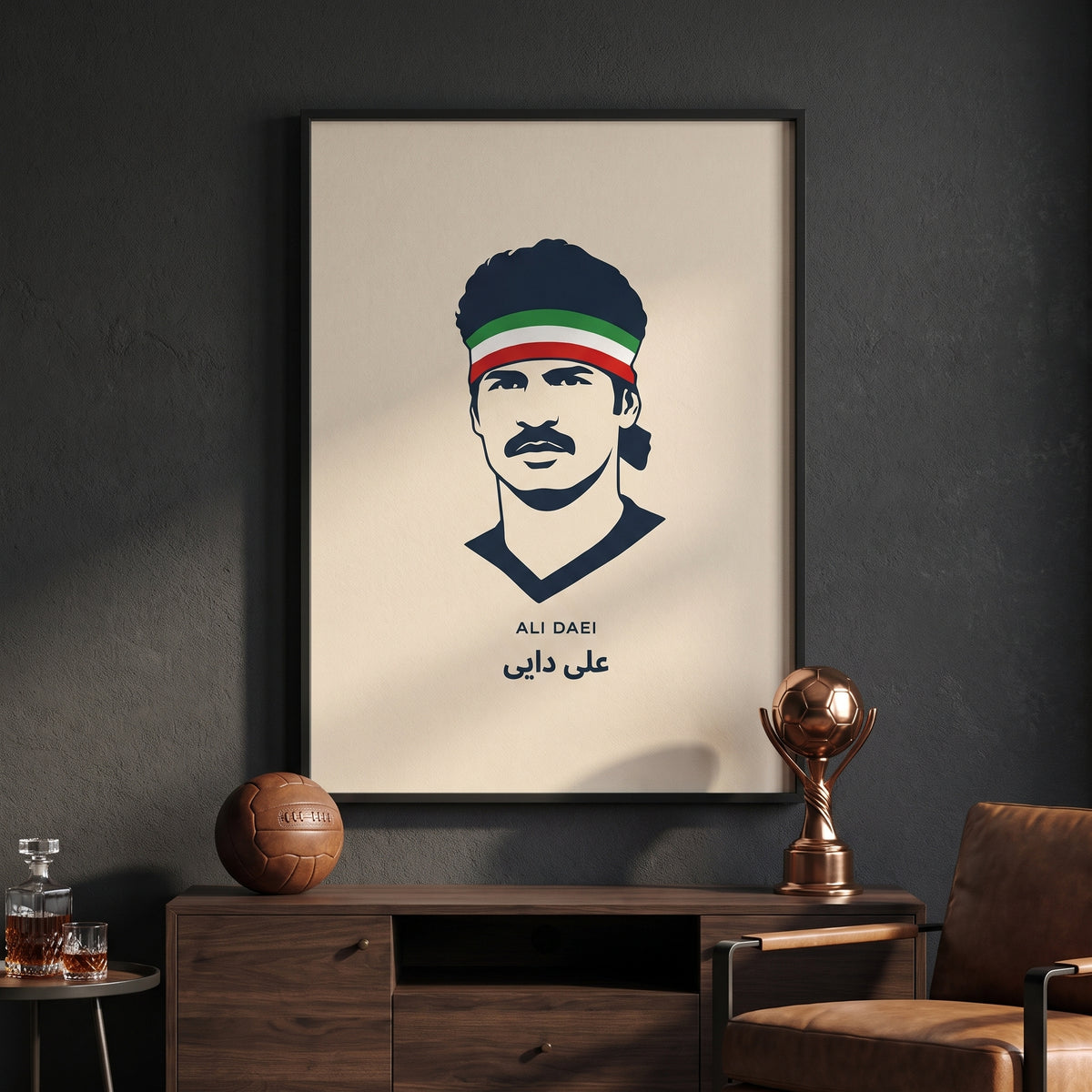 Ali Daei in Iran's Colors