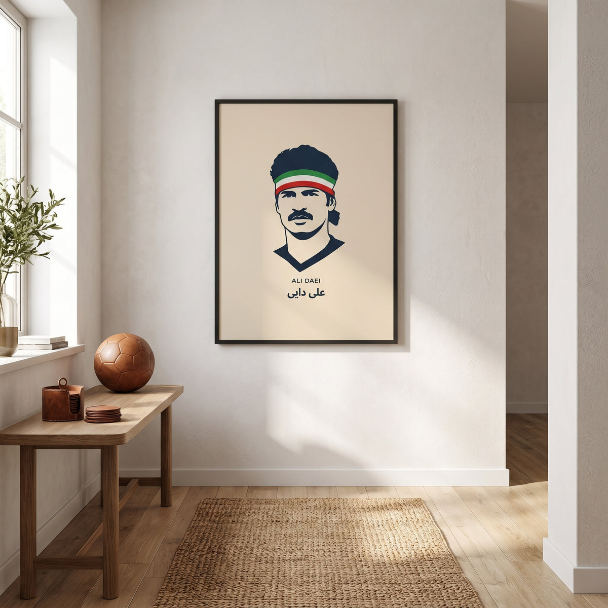 Ali Daei in Iran's Colors