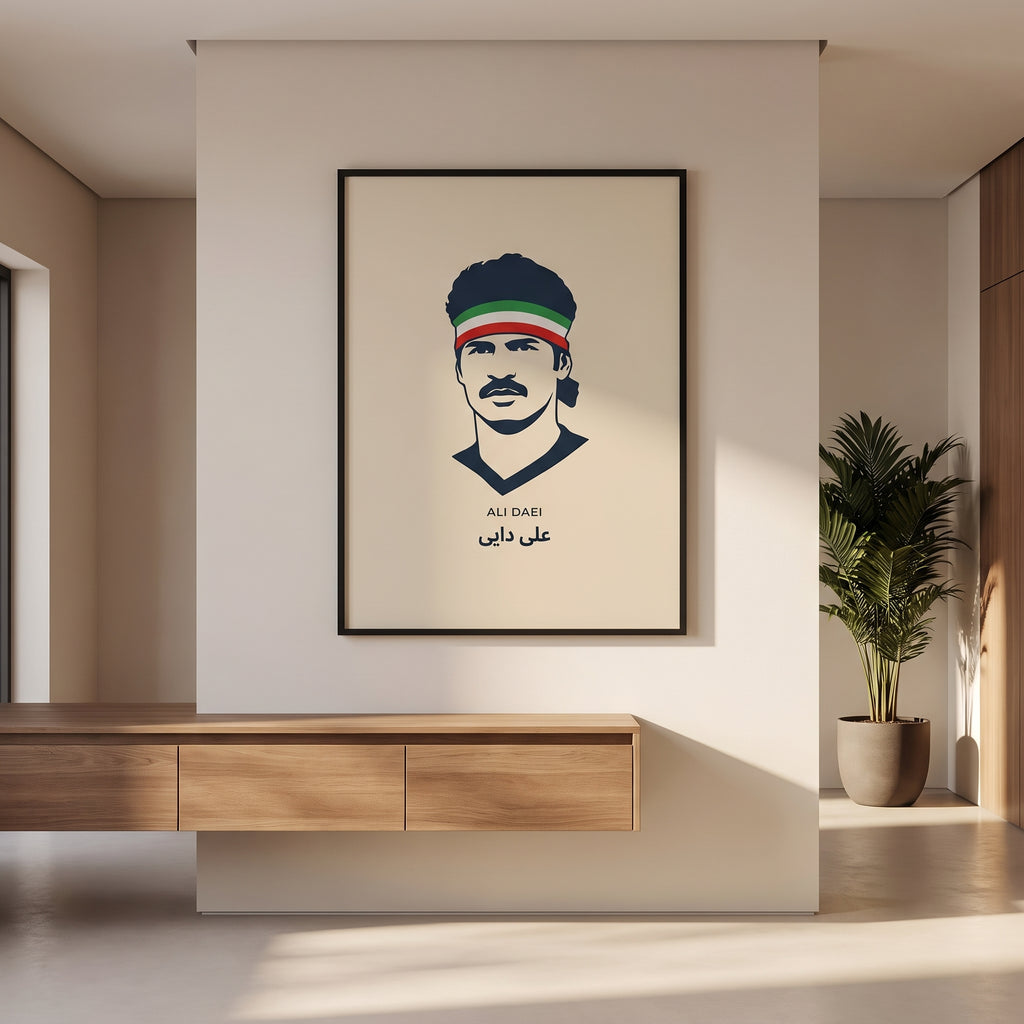 Ali Daei in Iran's Colors