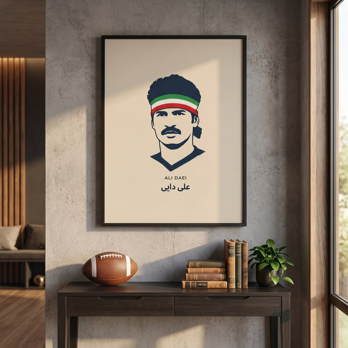 Ali Daei in Iran's Colors