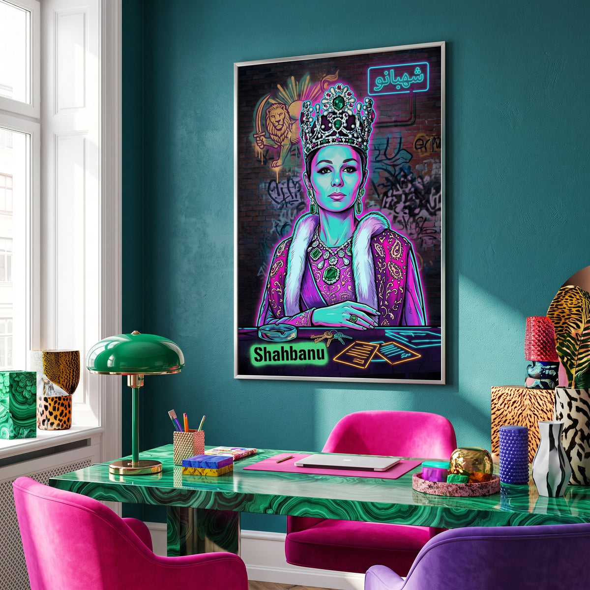 Shahbanu in Neon