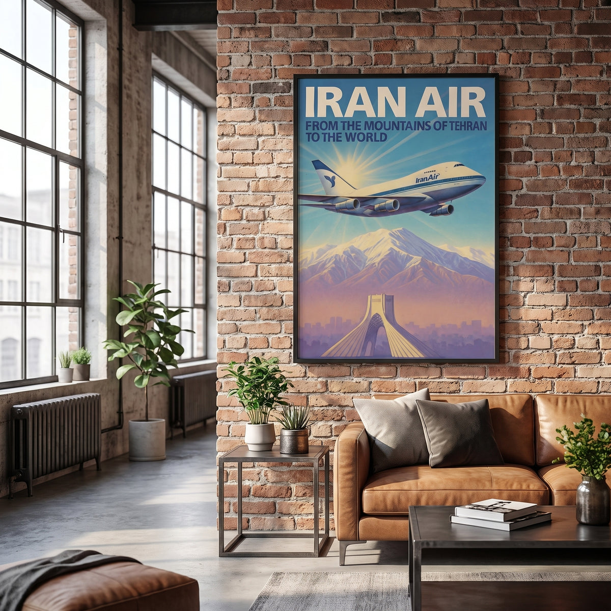 Iran Air over the Alborz