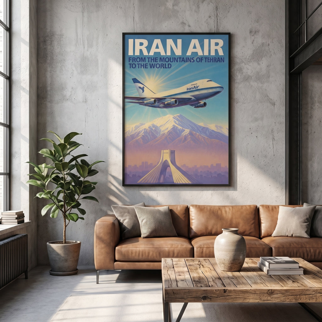 Iran Air over the Alborz