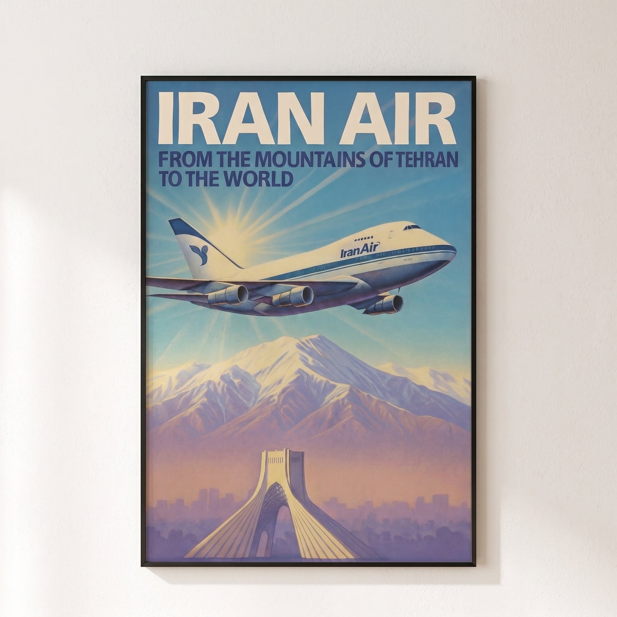 Iran Air over the Alborz