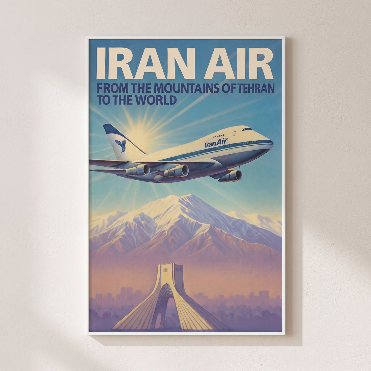 Iran Air over the Alborz