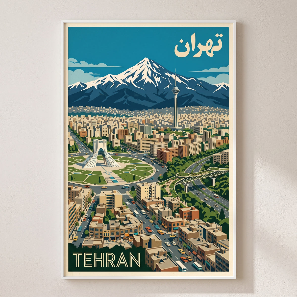 Tehran under Damavand