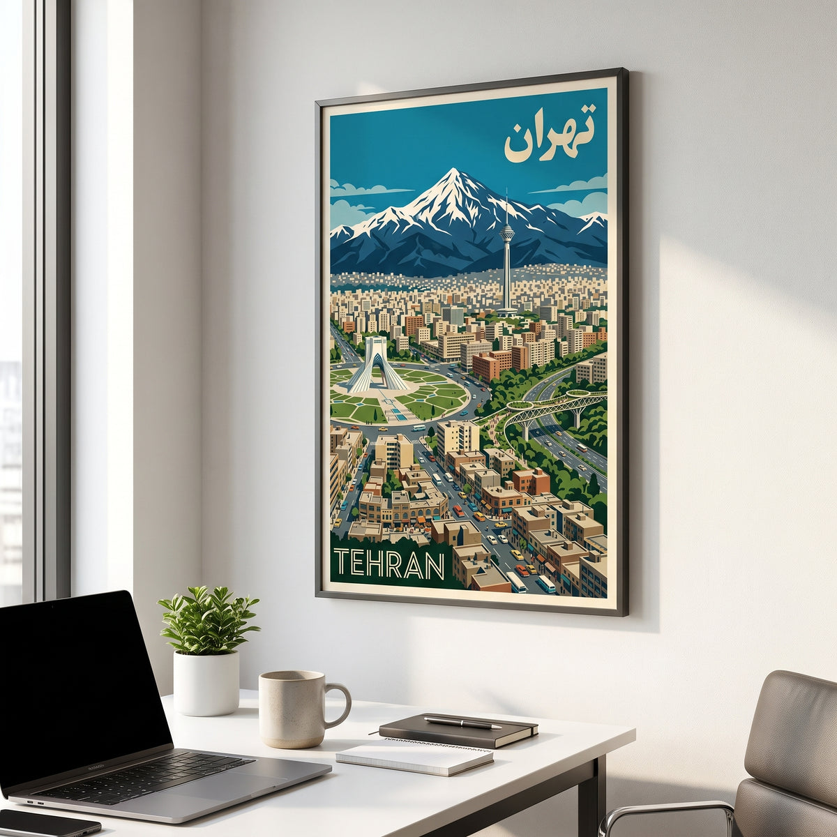 Tehran under Damavand