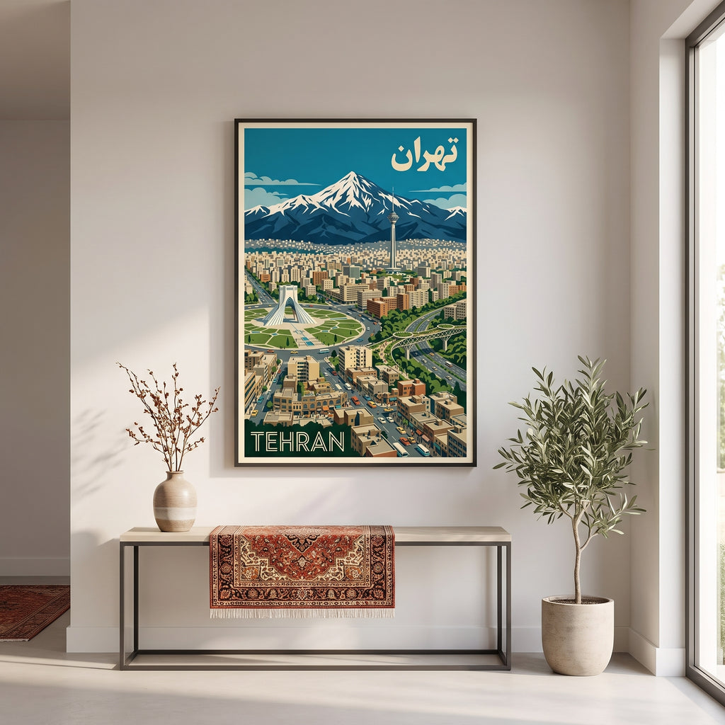 Tehran under Damavand
