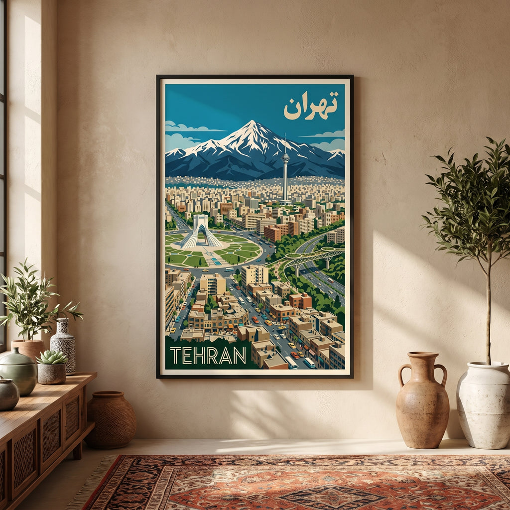 Tehran under Damavand