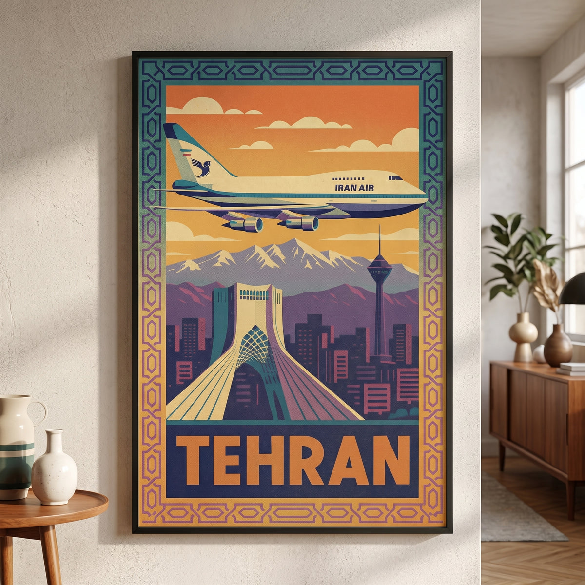 Iran Air over Tehran