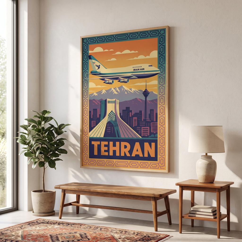 Iran Air over Tehran