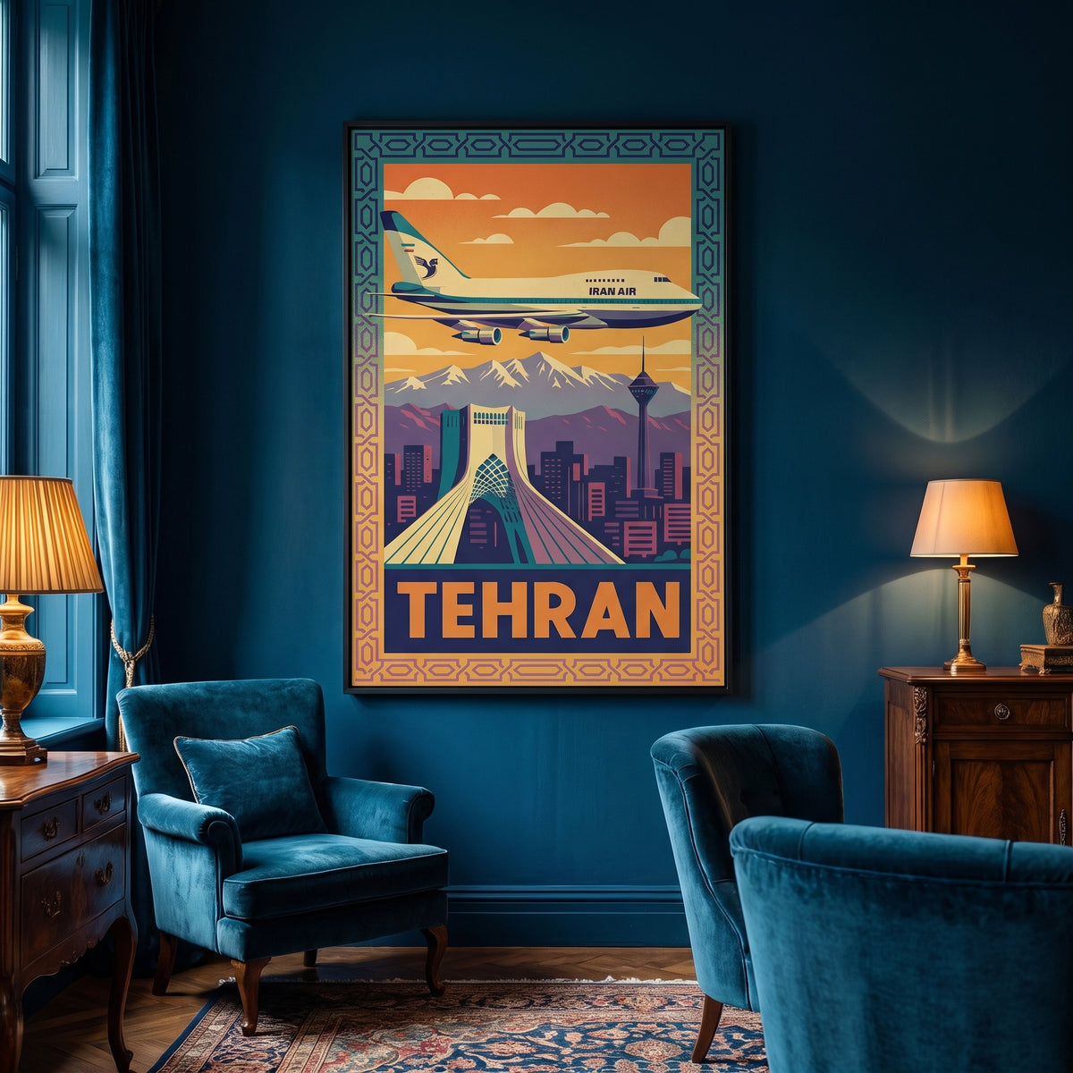 Iran Air over Tehran