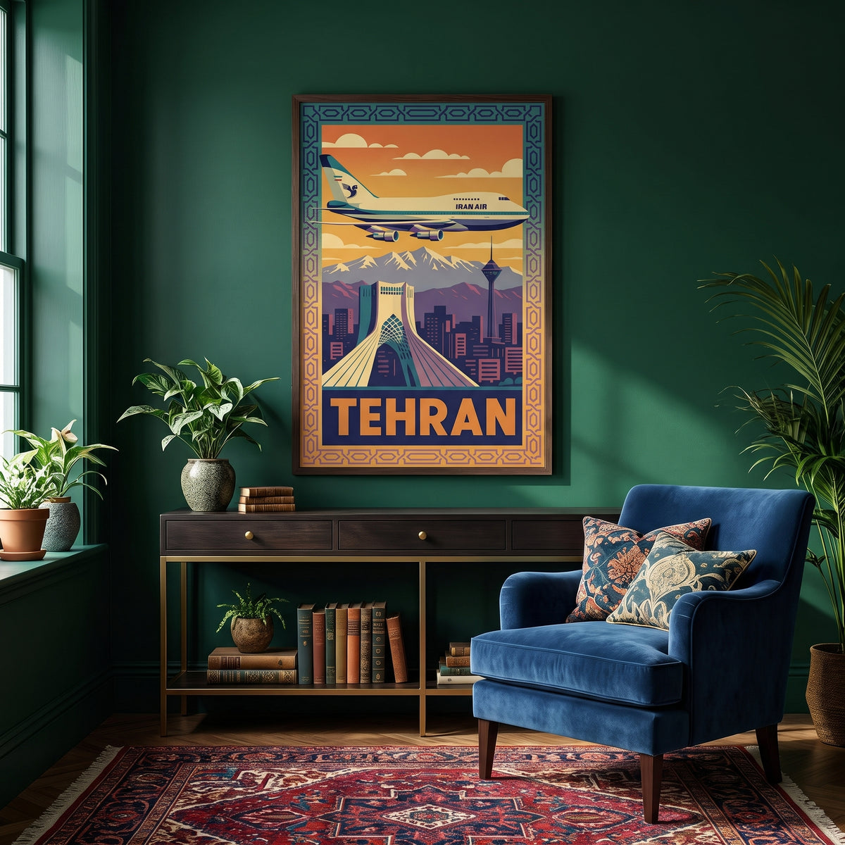Iran Air over Tehran