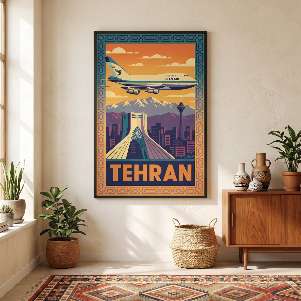 Iran Air over Tehran