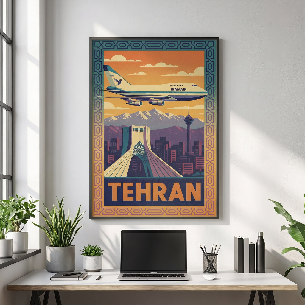 Iran Air over Tehran