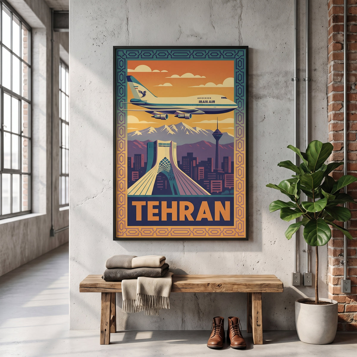 Iran Air over Tehran