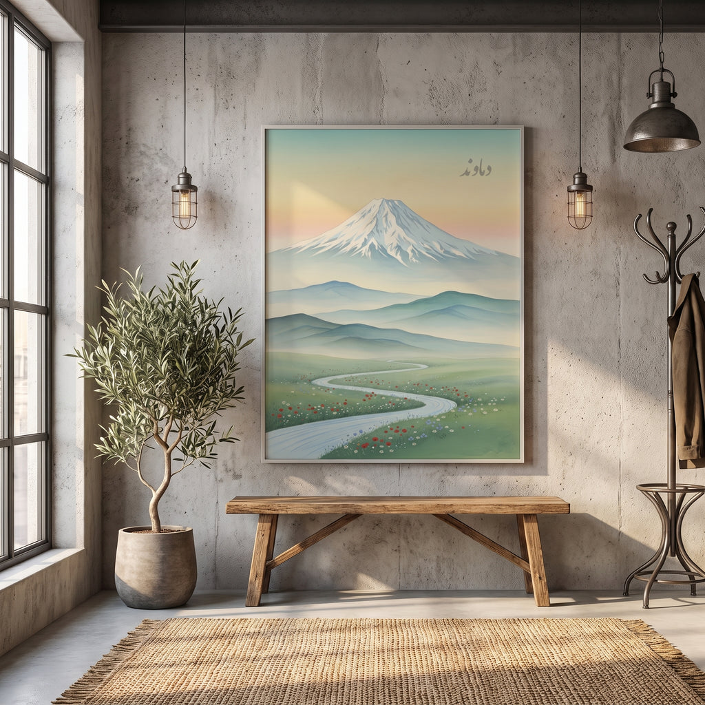 Damavand in the Floating World