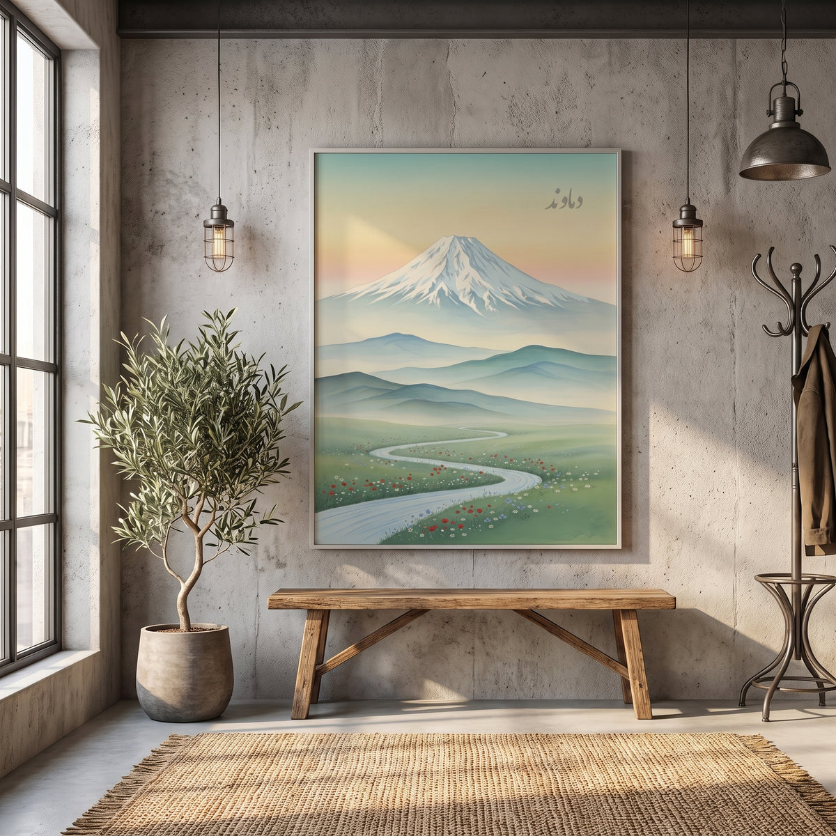 Damavand in the Floating World