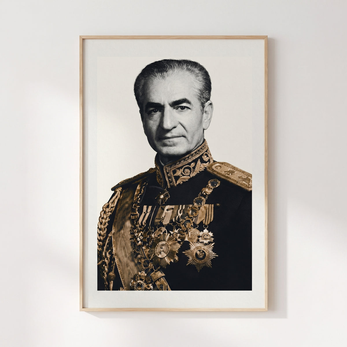 The Shah in Full Regalia