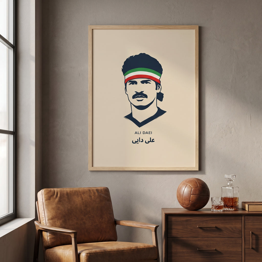 Ali Daei in Iran's Colors