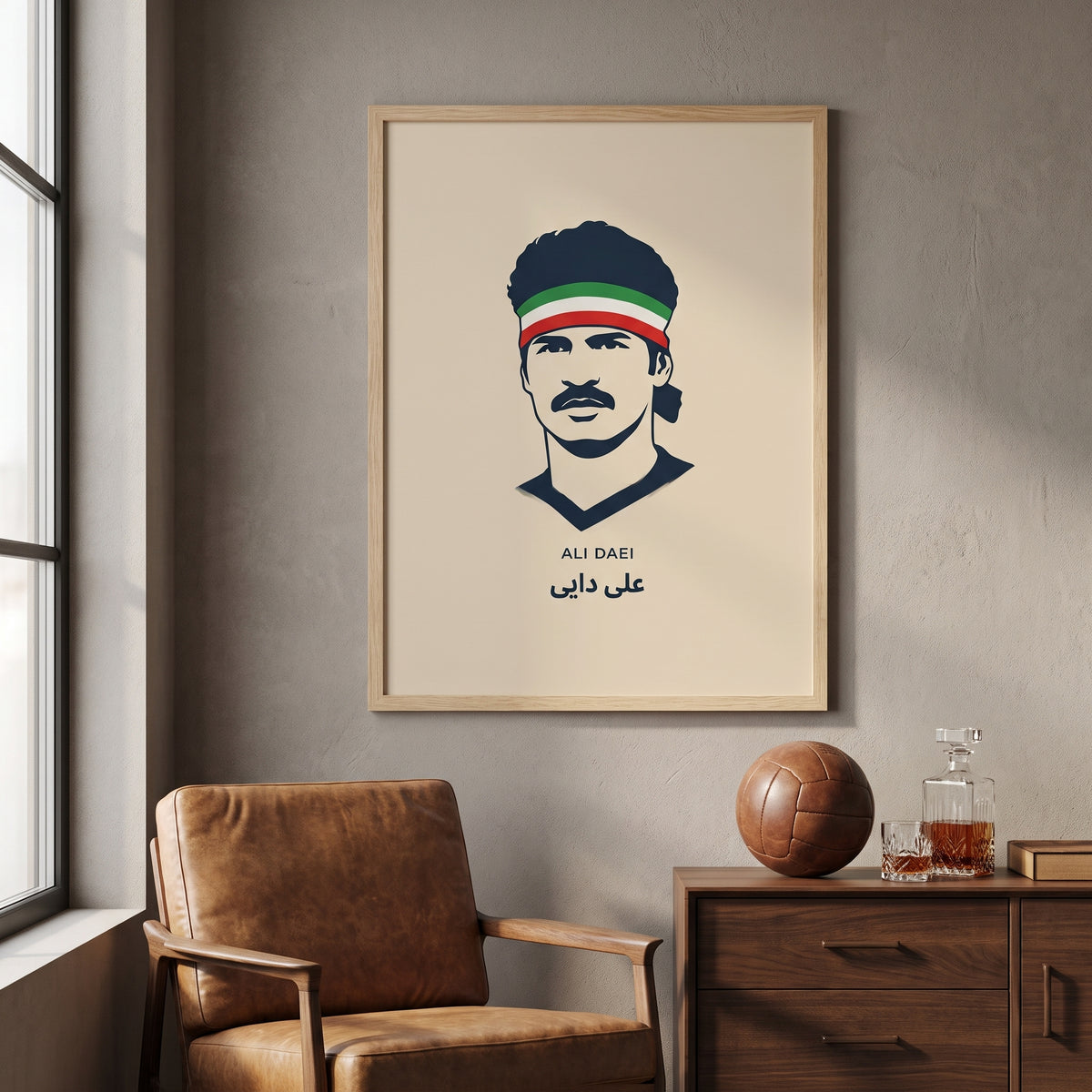 Ali Daei in Iran's Colors