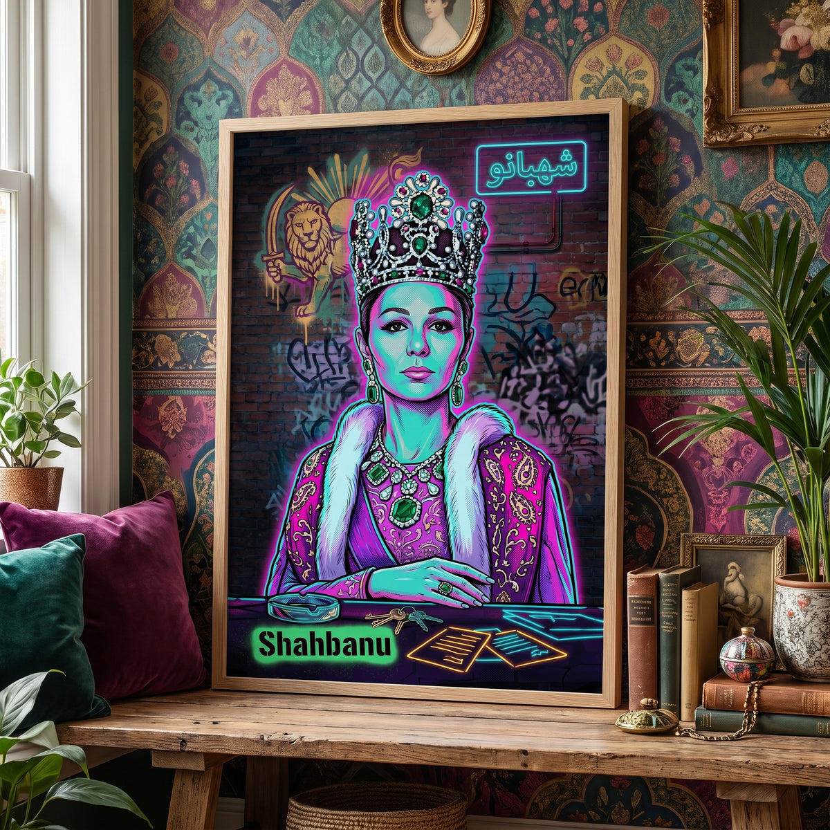 Shahbanu in Neon
