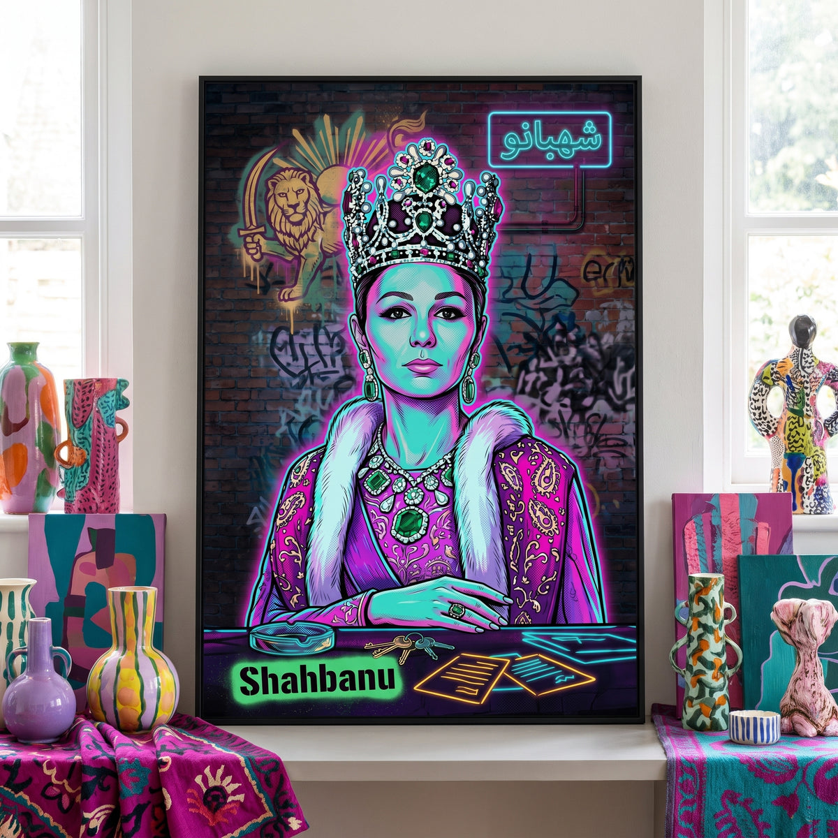 Shahbanu in Neon