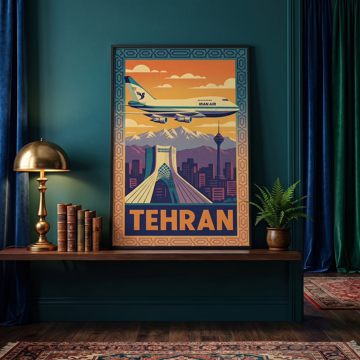 Iran Air over Tehran