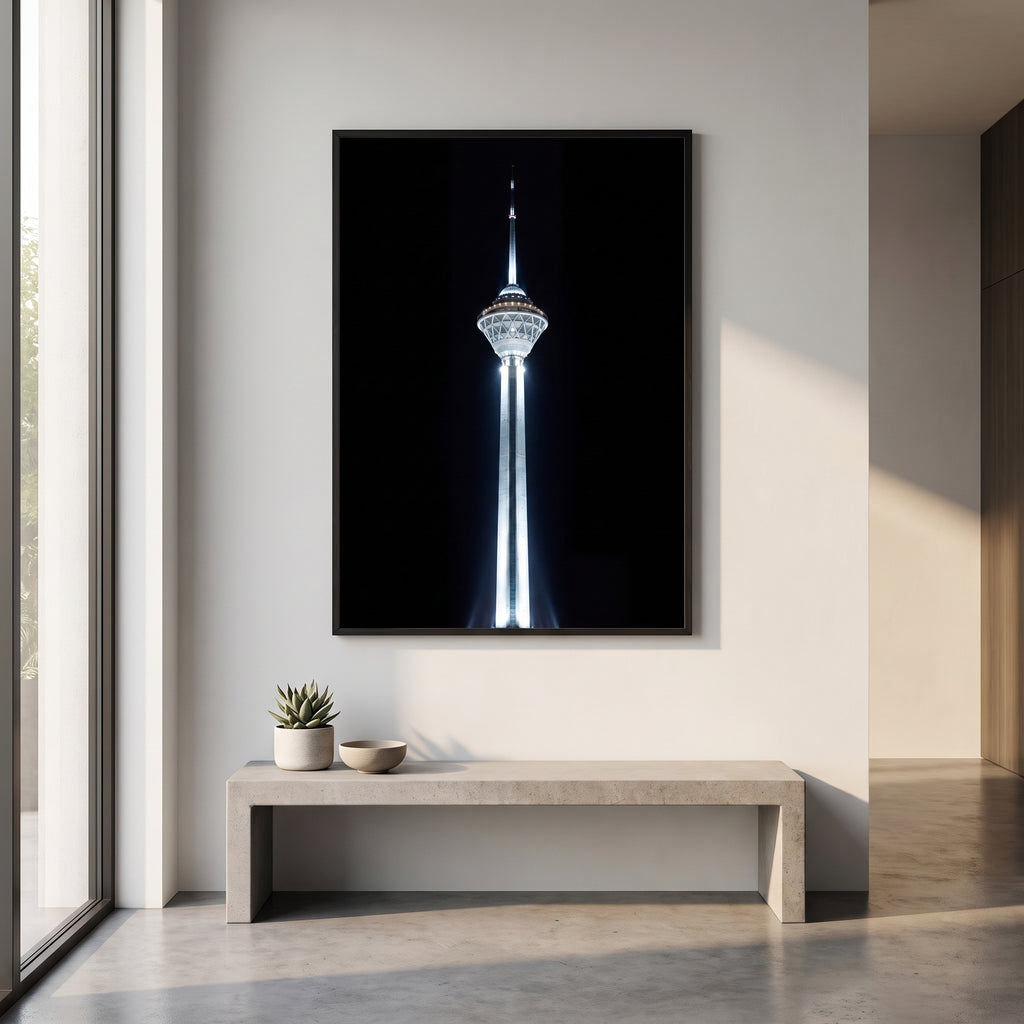 Milad Tower at Night