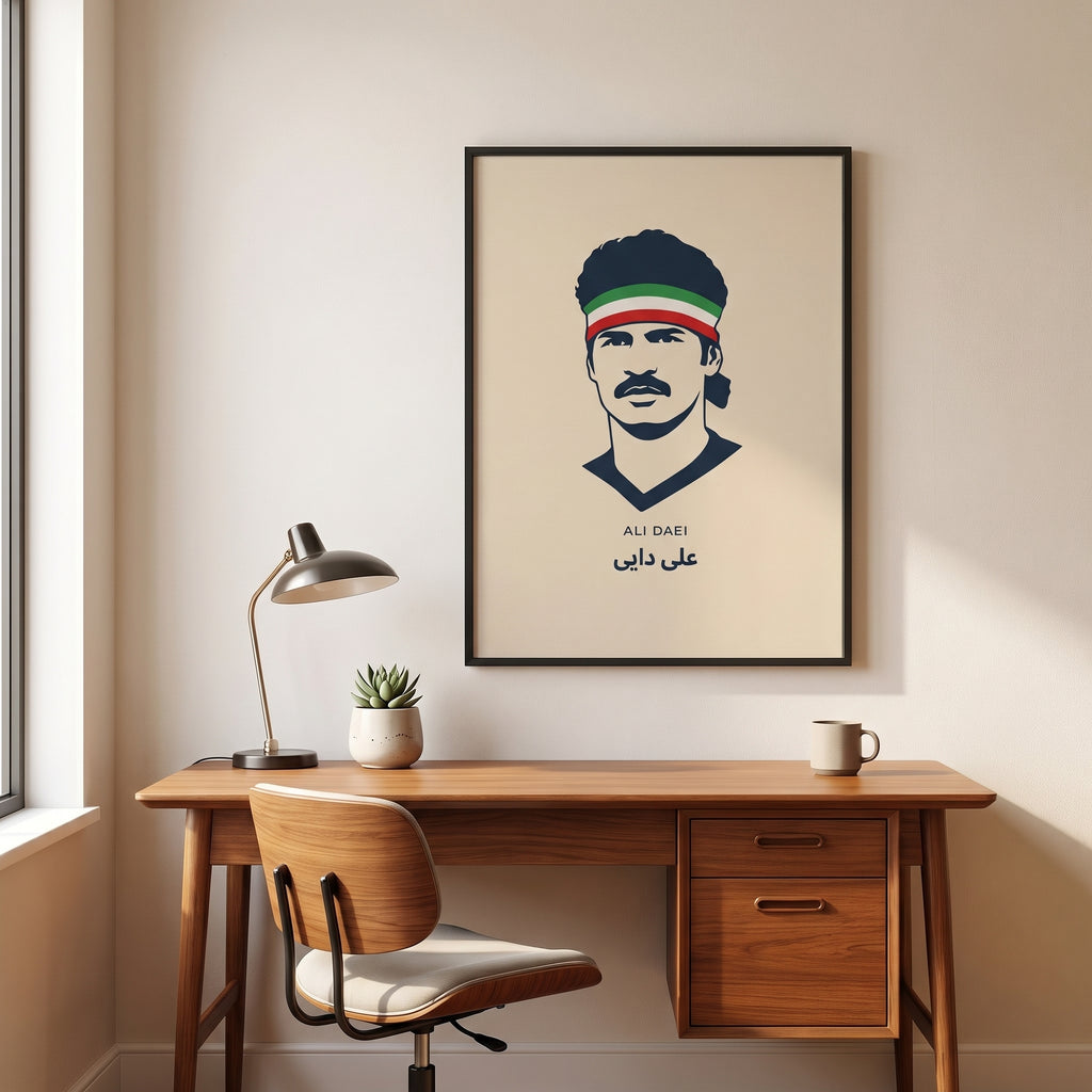 Ali Daei in Iran's Colors