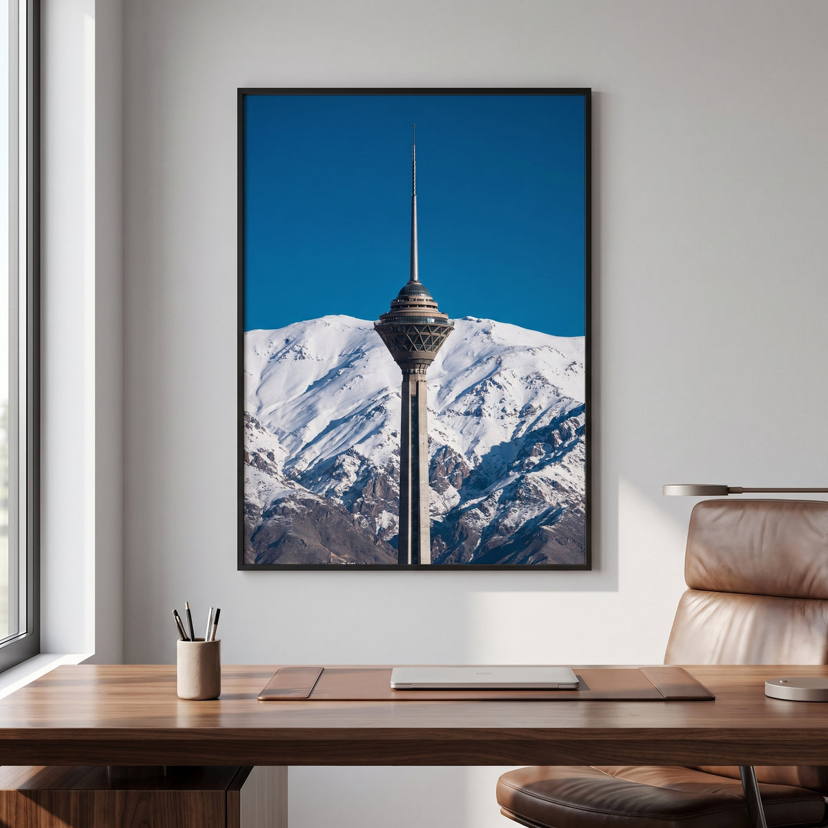 Milad Tower in Winter