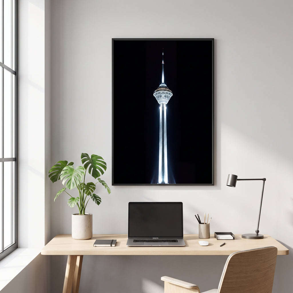 Milad Tower at Night