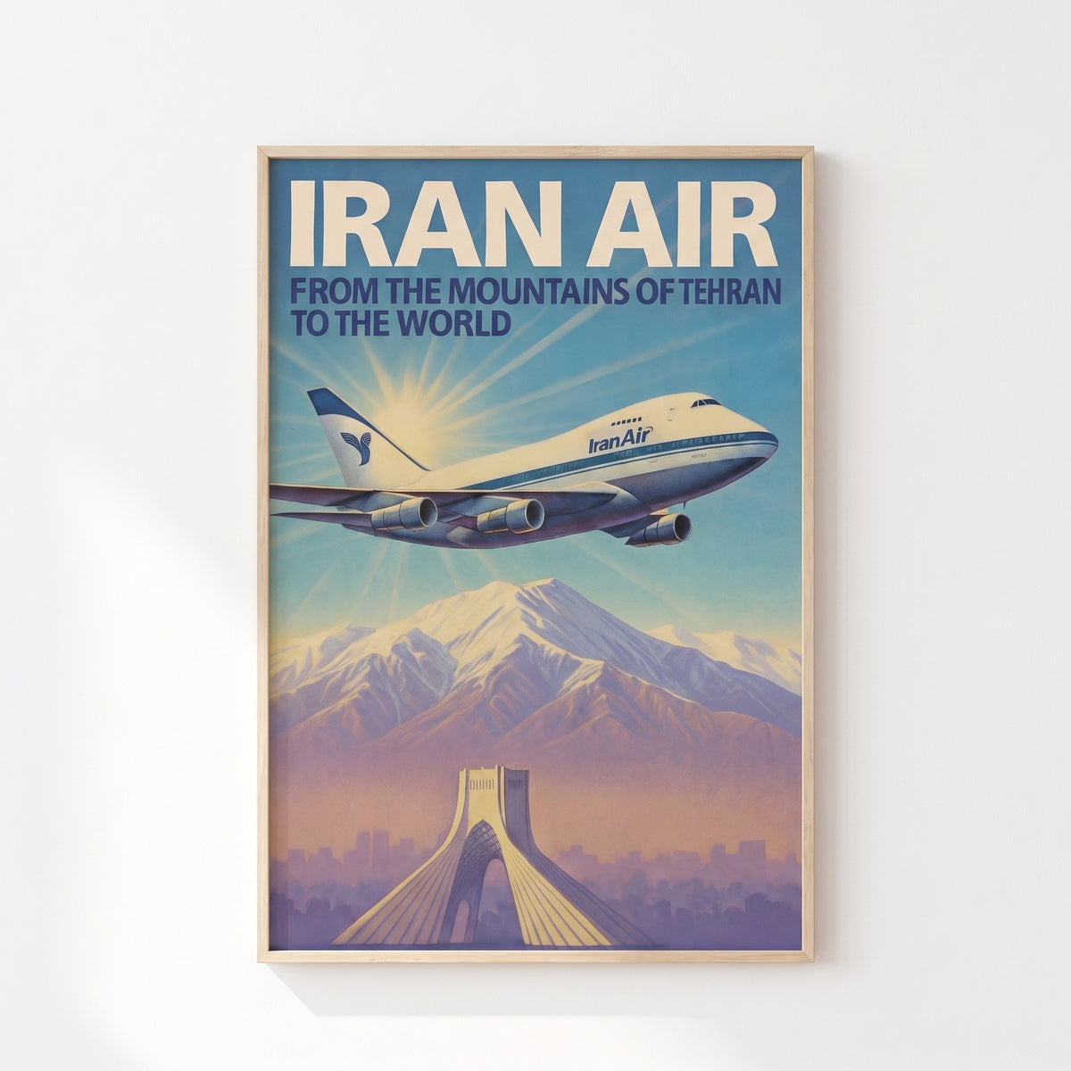Iran Air over the Alborz