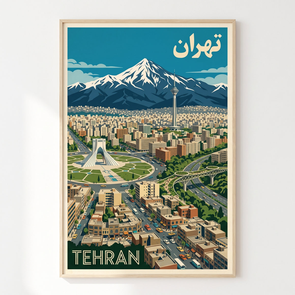 Tehran under Damavand